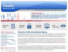 Tablet Screenshot of classity.nl